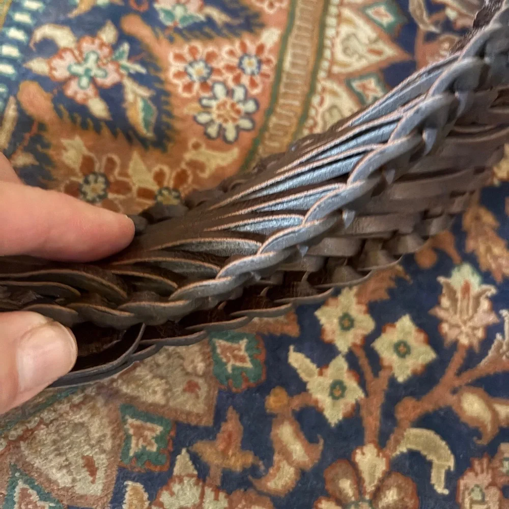 Excellent condition Dark Brown Fauc Leather Belt with antique Gold Buckle. - Picture 2 of 7